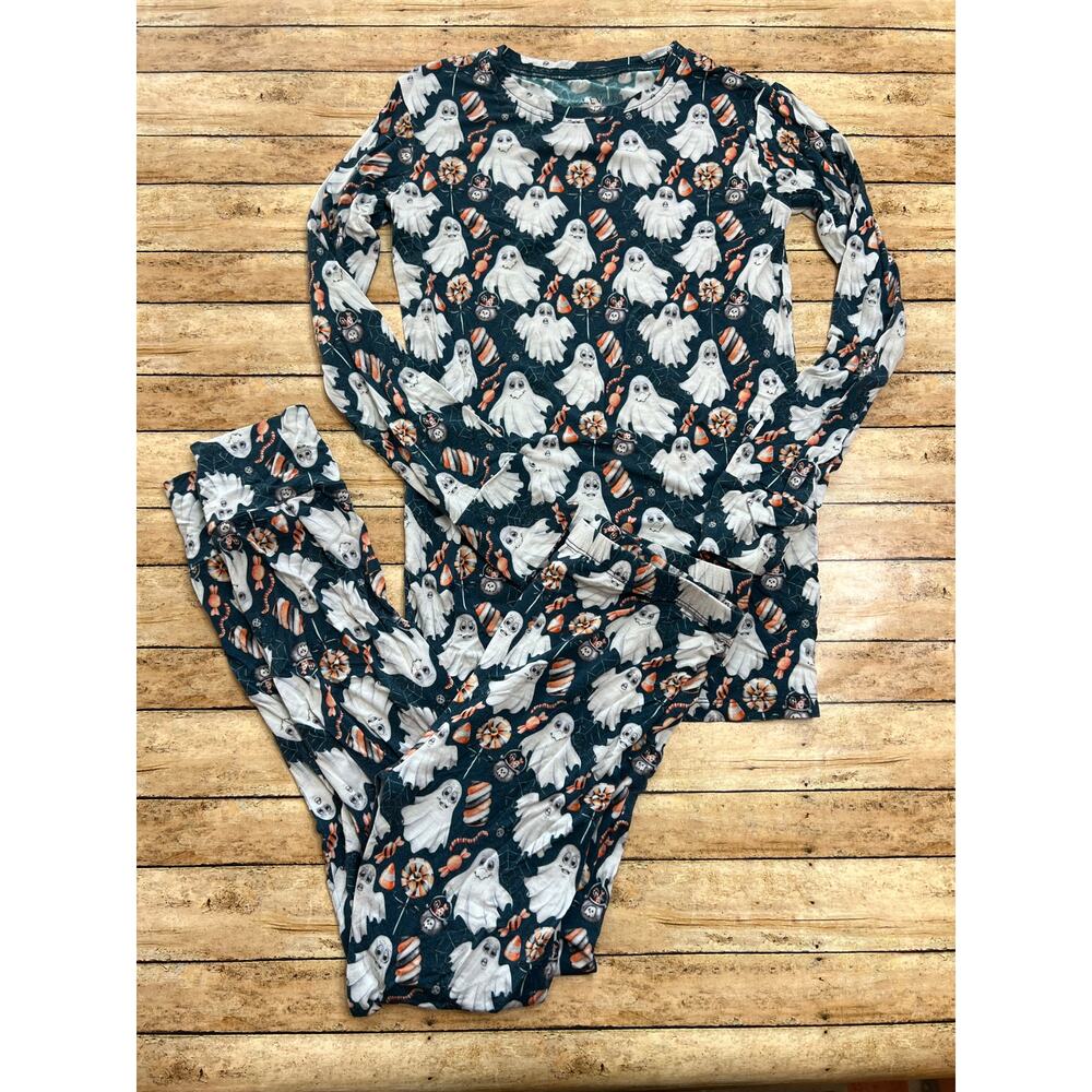 Lev Baby Marley Ghost Bamboo Pajama Set 10y